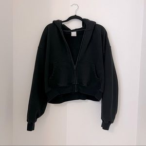 Aritzia: Cozy Fleece Oversized Boyfriend Boxy Zip Up Hoodie